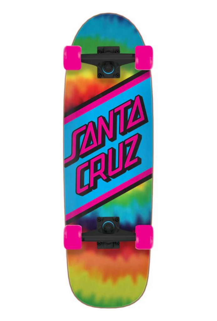 Santa Cruz Skateboard - Rainbow Tie Dye - Street Cruzer – Durable