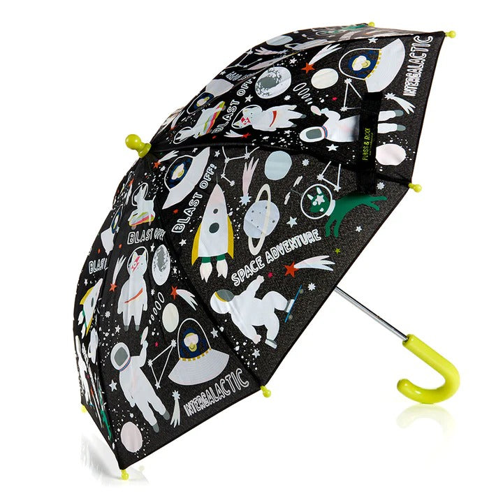 Colour-Changing Kids Umbrella | Space