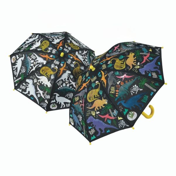 Colour-Changing Kids Umbrella | Dinosaurs