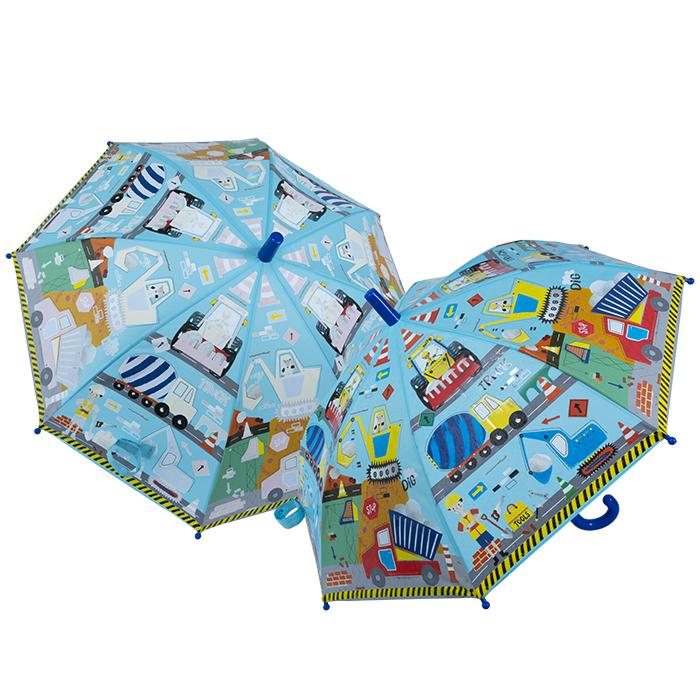 Colour-Changing Kids Umbrella | Construction