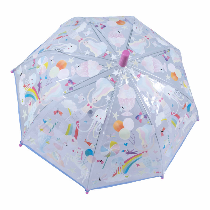 Colour-Changing Kids Umbrella | Fantasy - Clear