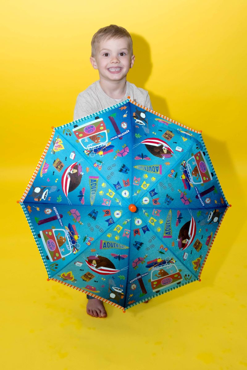 Colour-Changing Kids Umbrella | Adventure