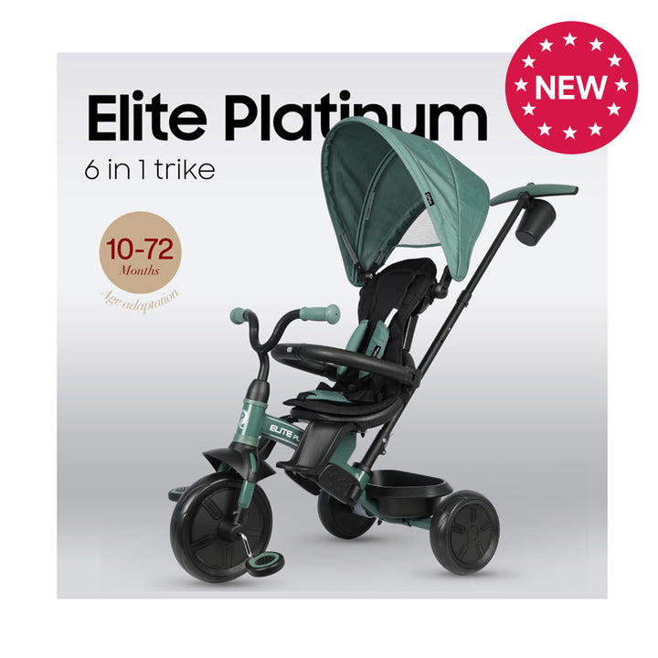 QPlay Elite Platinum Tricycle - Green