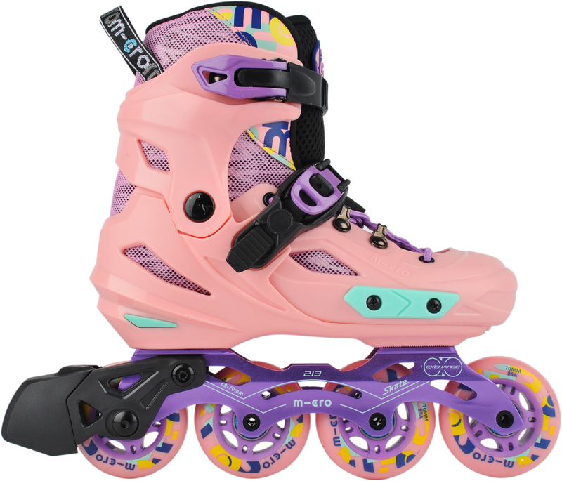 Micro Skates - INFINITE CE Rollerblades - Pink (Shoe Sizes J10 to 6)