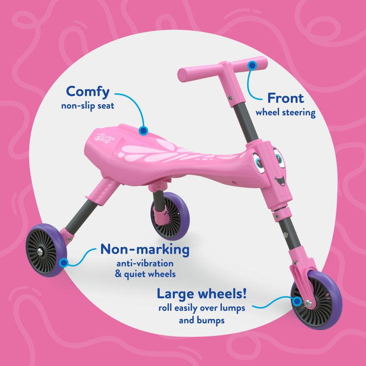 Scuttlebug Butterfly - Purple