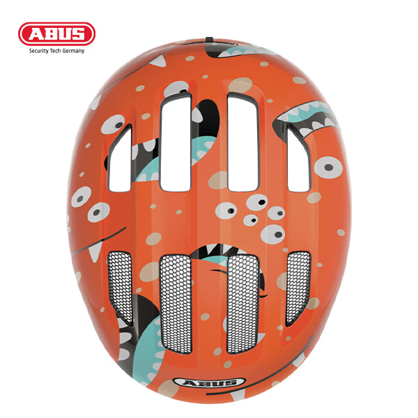 ABUS Helmet - Smiley 3.0 - Orange Monster (Medium: 50-55cm)