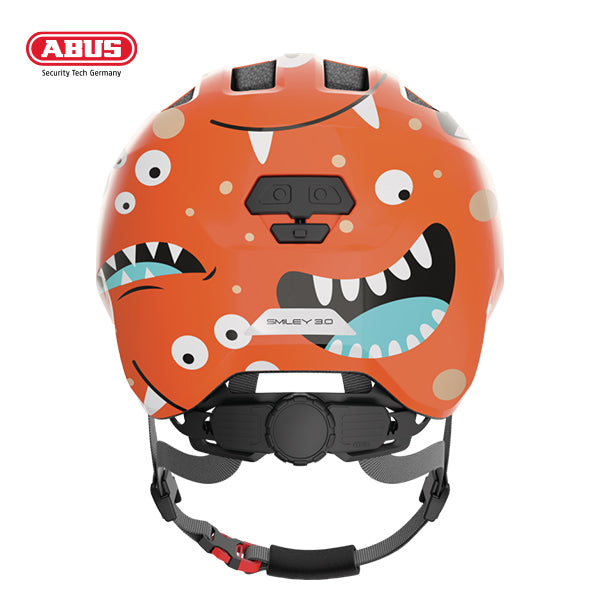 ABUS Helmet - Smiley 3.0 - Orange Monster (Medium: 50-55cm)