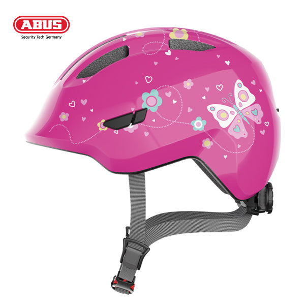 ABUS Helmet - Smiley 3.0 - Pink Butterfly (Small 45-50cm)
