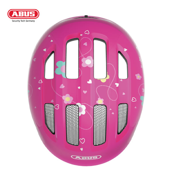 ABUS Helmet - Smiley 3.0 - Pink Butterfly (Small 45-50cm)