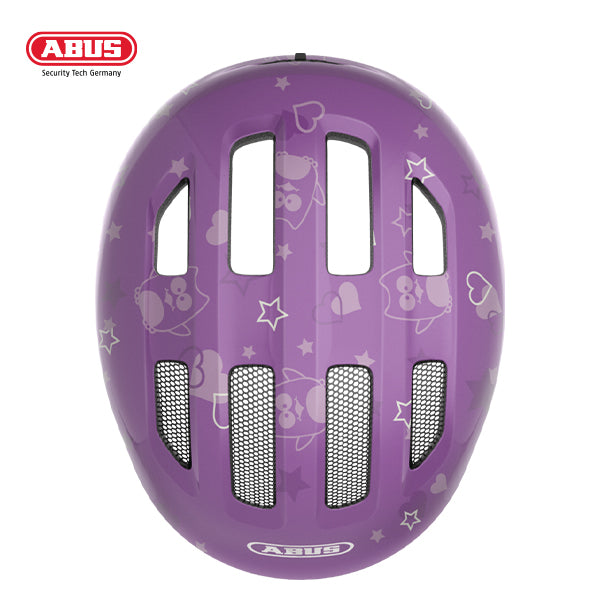 ABUS Helmet - Smiley 3.0 - Purple Star (Small 45-50cm)