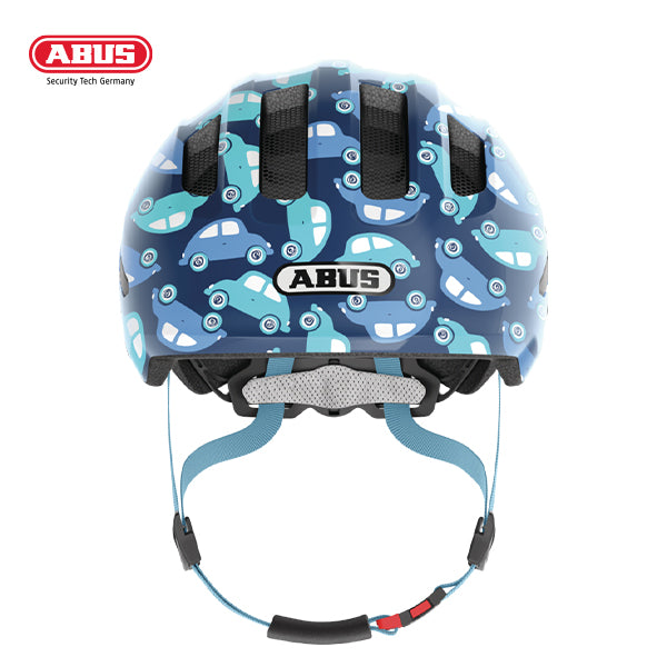 ABUS Helmet - Smiley 3.0 LED - Blue Car (Medium: 50-55cm)