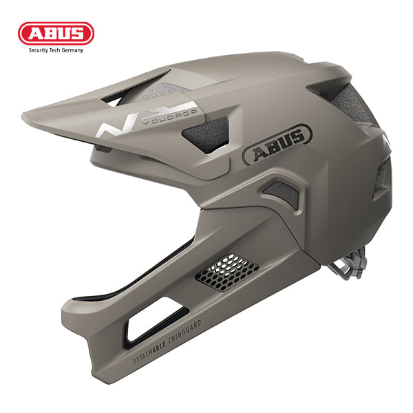 ABUS Helmet - YouDrop FF - Dust Grey (Small/Medium: 48-55cm)