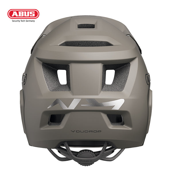 ABUS Helmet - YouDrop FF - Dust Grey (Small/Medium: 48-55cm)
