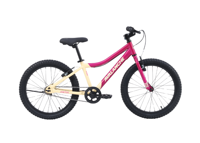 Avalanche 20 inch Girl's Pedal Bike - Antix Rhubarb/Custard