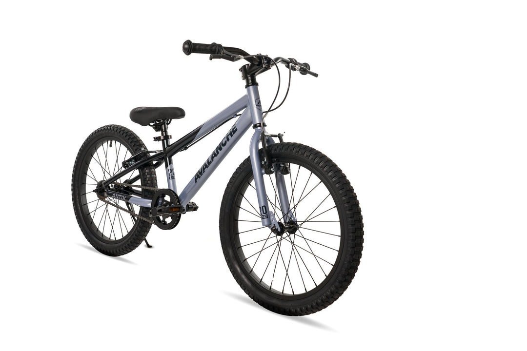 Avalanche 20 inch Boy's Pedal Bike - Antix Silver/Black