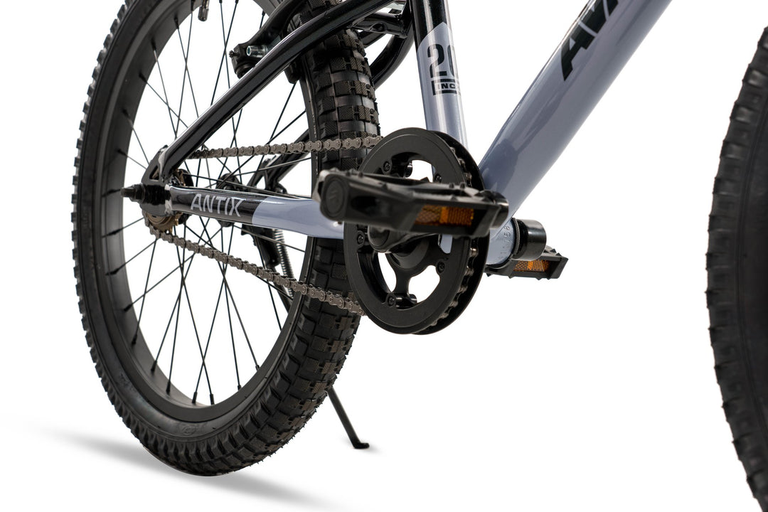 Avalanche 20 inch Boy's Pedal Bike - Antix Silver/Black