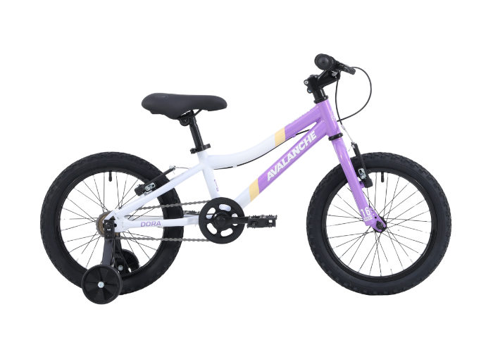 Avalanche 16 inch Girl's Pedal Bike - Dora Purple