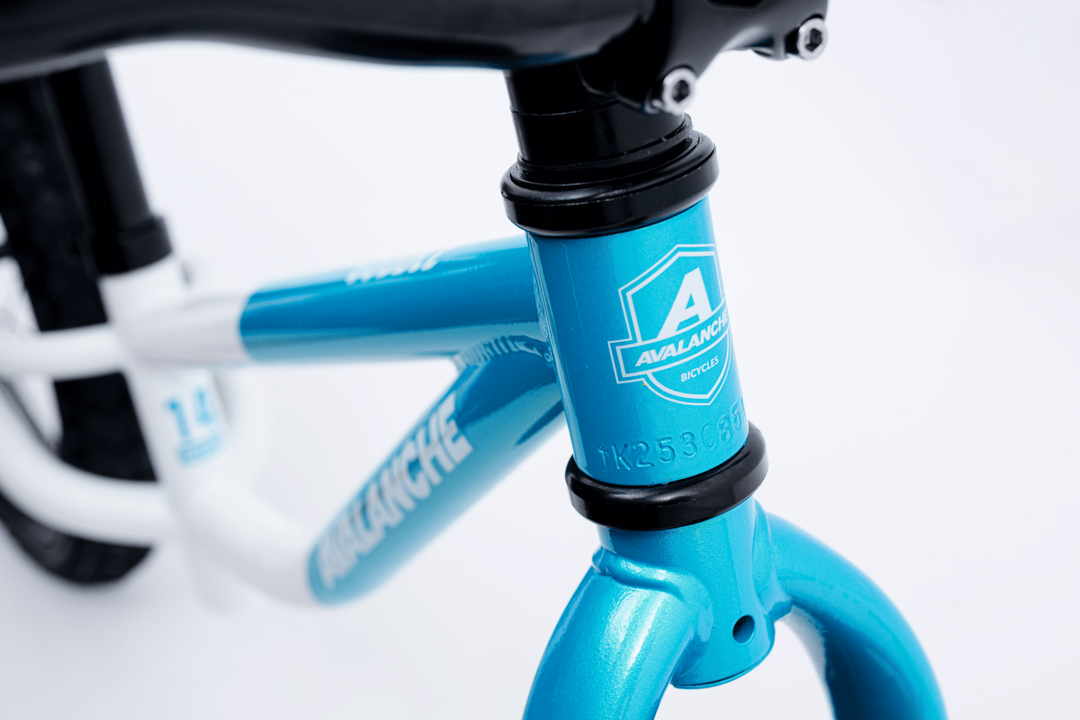 Avalanche Cobble 14 inch Balance Bike - Turqoise | White