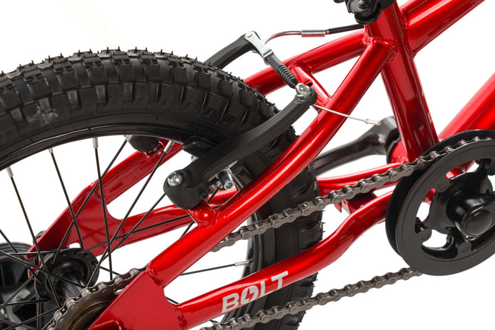 Avalanche 16 inch Boy's Pedal Bike - Bolt Red/Silver