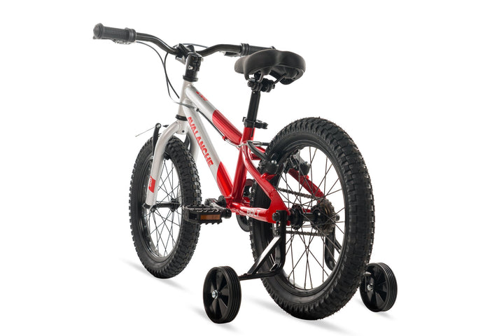 Avalanche 16 inch Boy's Pedal Bike - Bolt Red/Silver