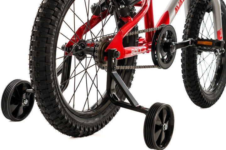 Avalanche 16 inch Boy's Pedal Bike - Bolt Red/Silver