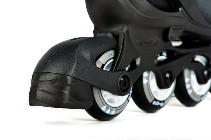 Micro Skates - JOY Rollerblades - Black/White (Sizes 7 Junior to 6 Adult)