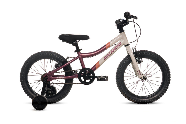 Avalanche 16 inch Girl's Pedal Bike - Dora Berry Peach