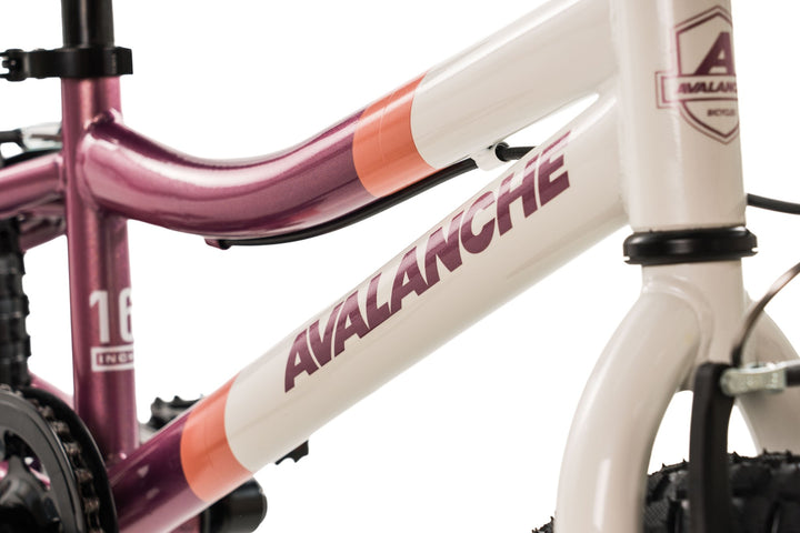 Avalanche 16 inch Girl's Pedal Bike - Dora Berry Peach