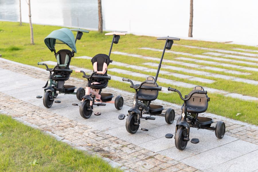 QPlay Elite Platinum Tricycle - Green