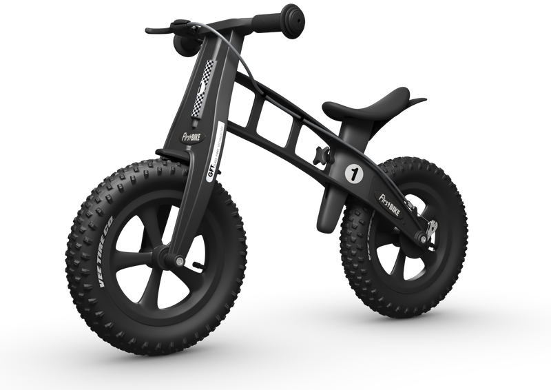 FirstBIKE FATbike | Black Balance Bike