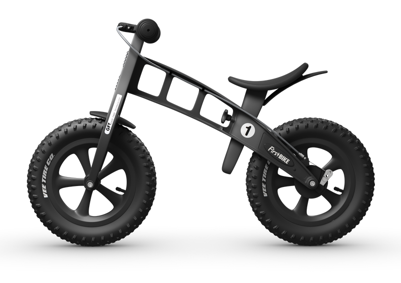 FirstBIKE FATbike | Black Balance Bike