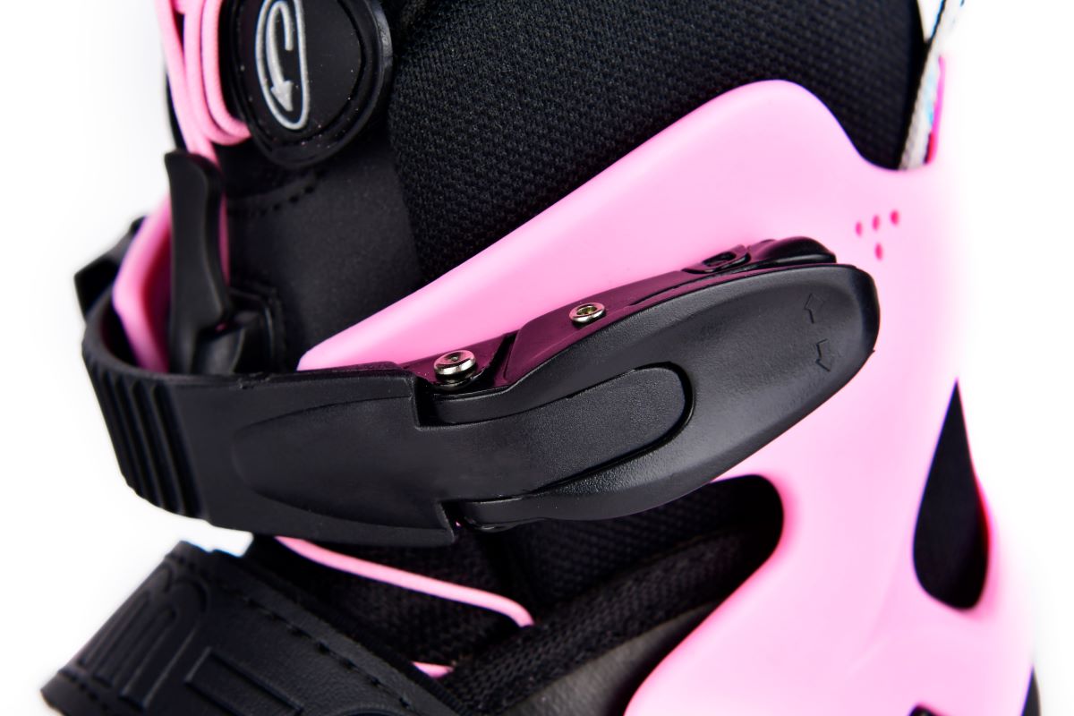 Micro JOY Rollerblades for Kids | Black/Pink - Lightweight