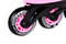 Micro Skates - JOY Rollerblades - Black/Pink (Sizes 7 Junior to 6 Adult)