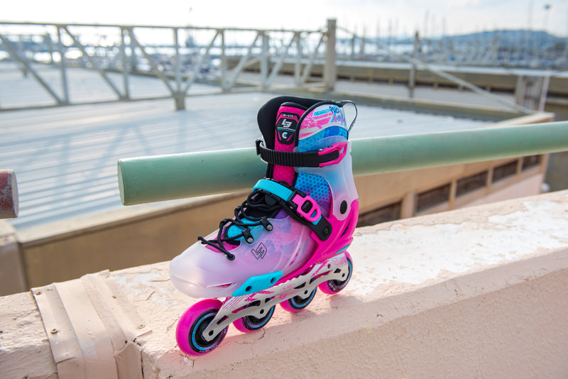 Micro Skates - INFINITE LE Rollerblades - Pink (Sizes J11 - 6)