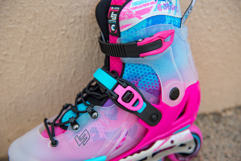 Micro Skates - INFINITE LE Rollerblades - Pink (Sizes J11 - 6)