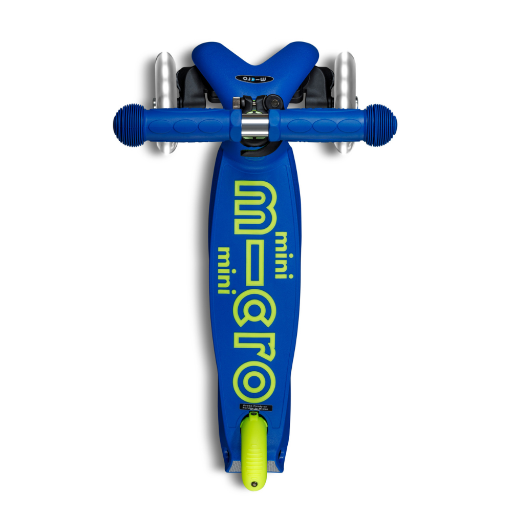 Mini Micro Deluxe - Foldable Neon LED - Canary Yellow | 3-Wheeled Scooter for ages 2-5
