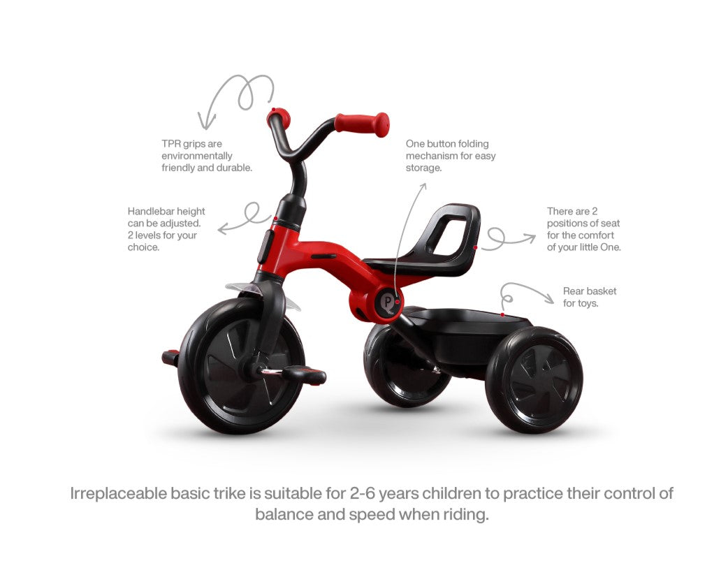 QPlay Ant Tricycle - Dark Grey
