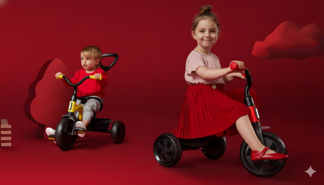 QPlay Ant Tricycle - Dark Grey