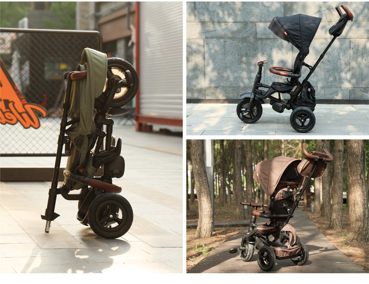 QPlay Rito Deluxe: Transforming Tricycle | Black