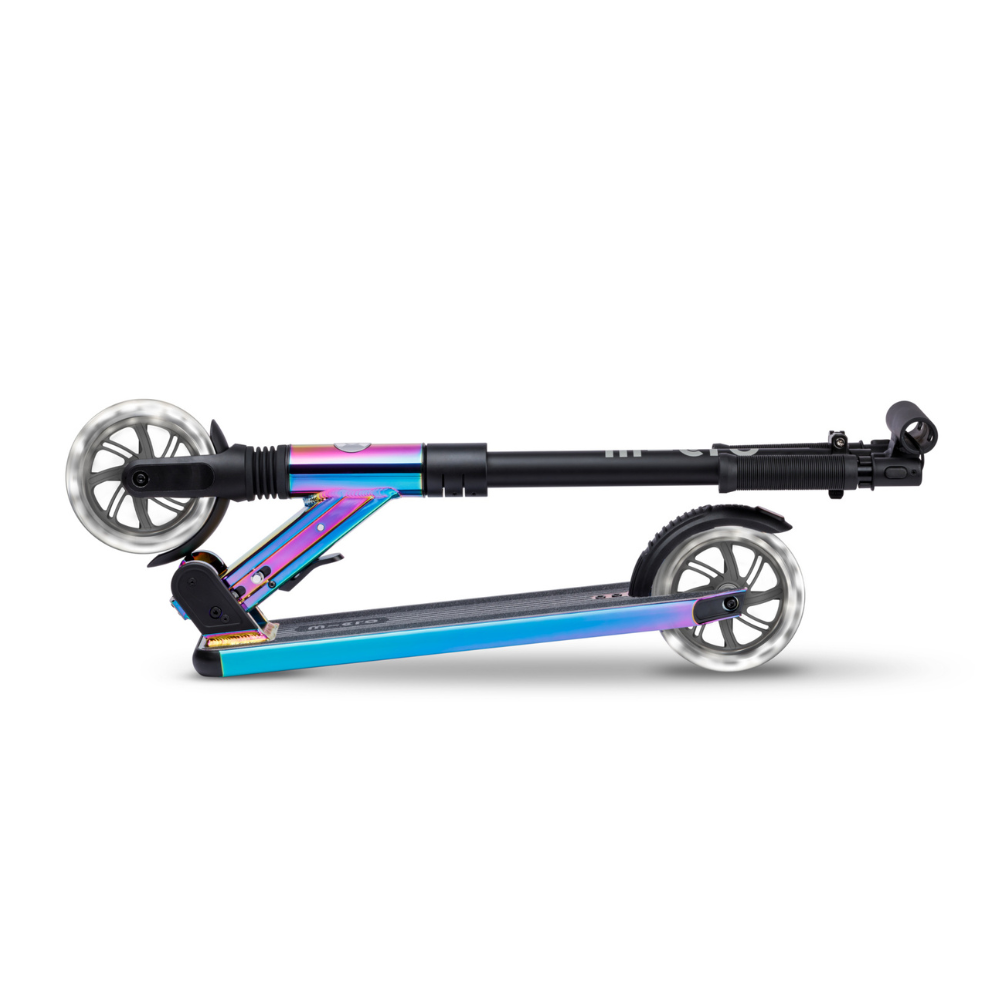 Micro Sprite Suspension Scooter - LED Neochrome - 2-Wheeled Scooter for Kids and Adults