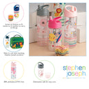 Stephen Joseph | Snack-Tastic Kids' Sip & Snack Bottle -  Pink Unicorn