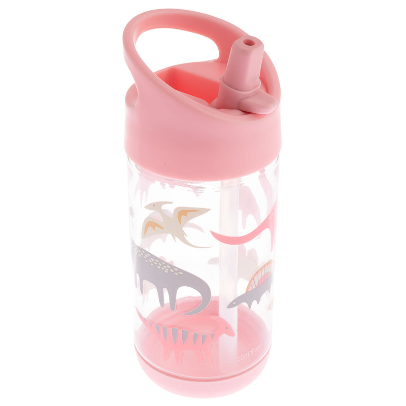 Stephen Joseph | Flip Top Bottle - Pink Dino