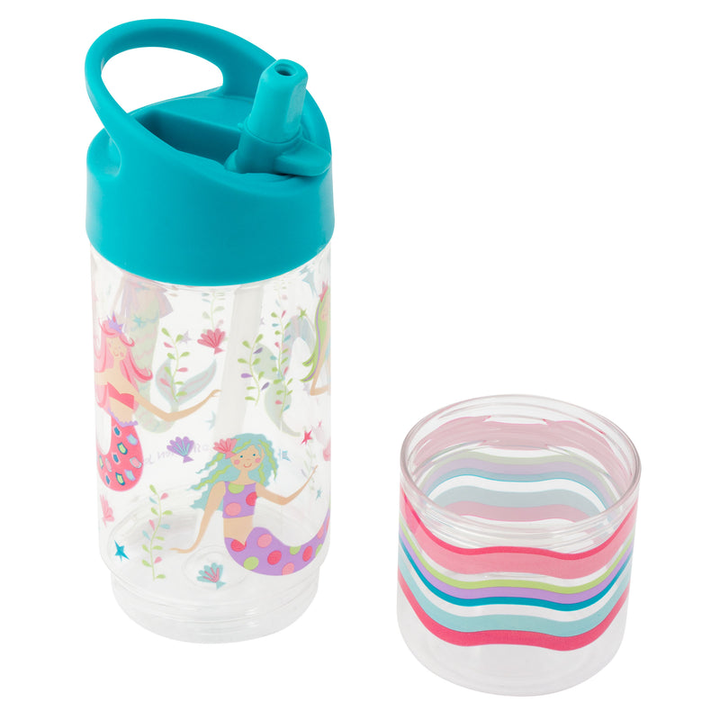 Stephen Joseph | Snack-Tastic Kids' Sip & Snack Bottle -  Mermaid