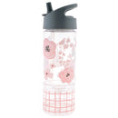 Stephen Joseph | Snack-Tastic Kids' Sip & Snack Bottle - Charcoal Flower