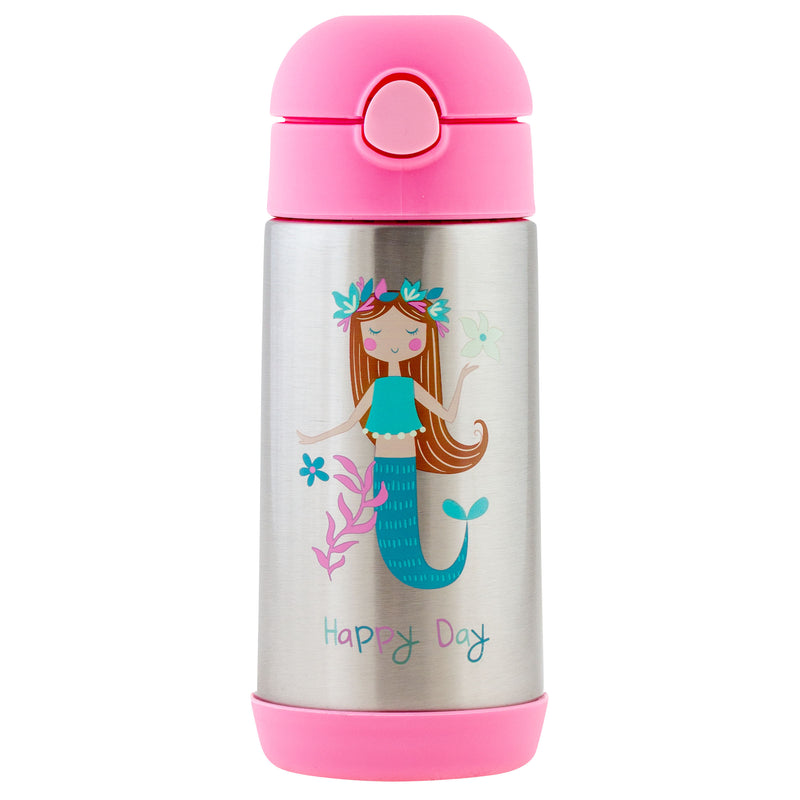 Stephen Joseph | Double Wall Stainless Steel Bottle - Mermaid