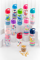 Stephen Joseph | Snack-Tastic Kids' Sip & Snack Bottle - Space