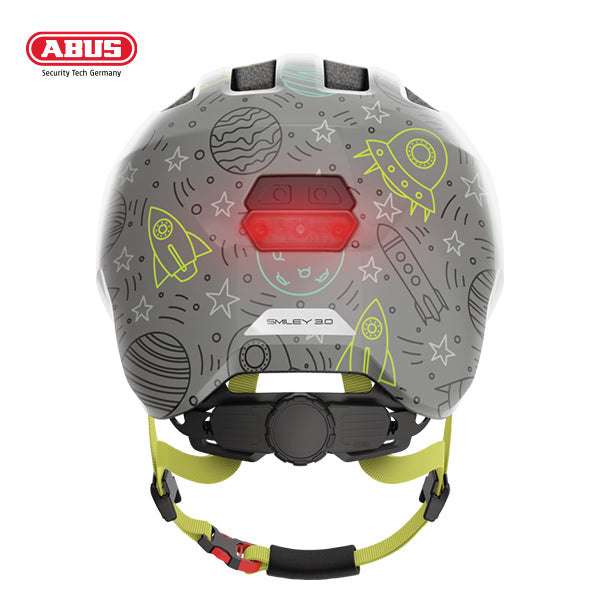 ABUS Helmet - Smiley 3.0 LED - Grey Space (Medium: 50-55cm)