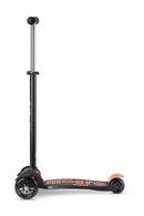 Maxi Micro Deluxe - Black - 3-Wheeled Scooter for Kids, Ages 5-12