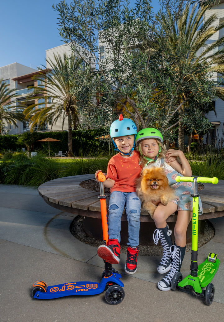 Maxi Micro Deluxe - Foldable Neon LED - Blaze Orange