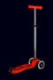 Maxi Micro Deluxe Glow - LED Wheels - Aura Red - 3-Wheeled Scooter for Kids, Ages 5-12